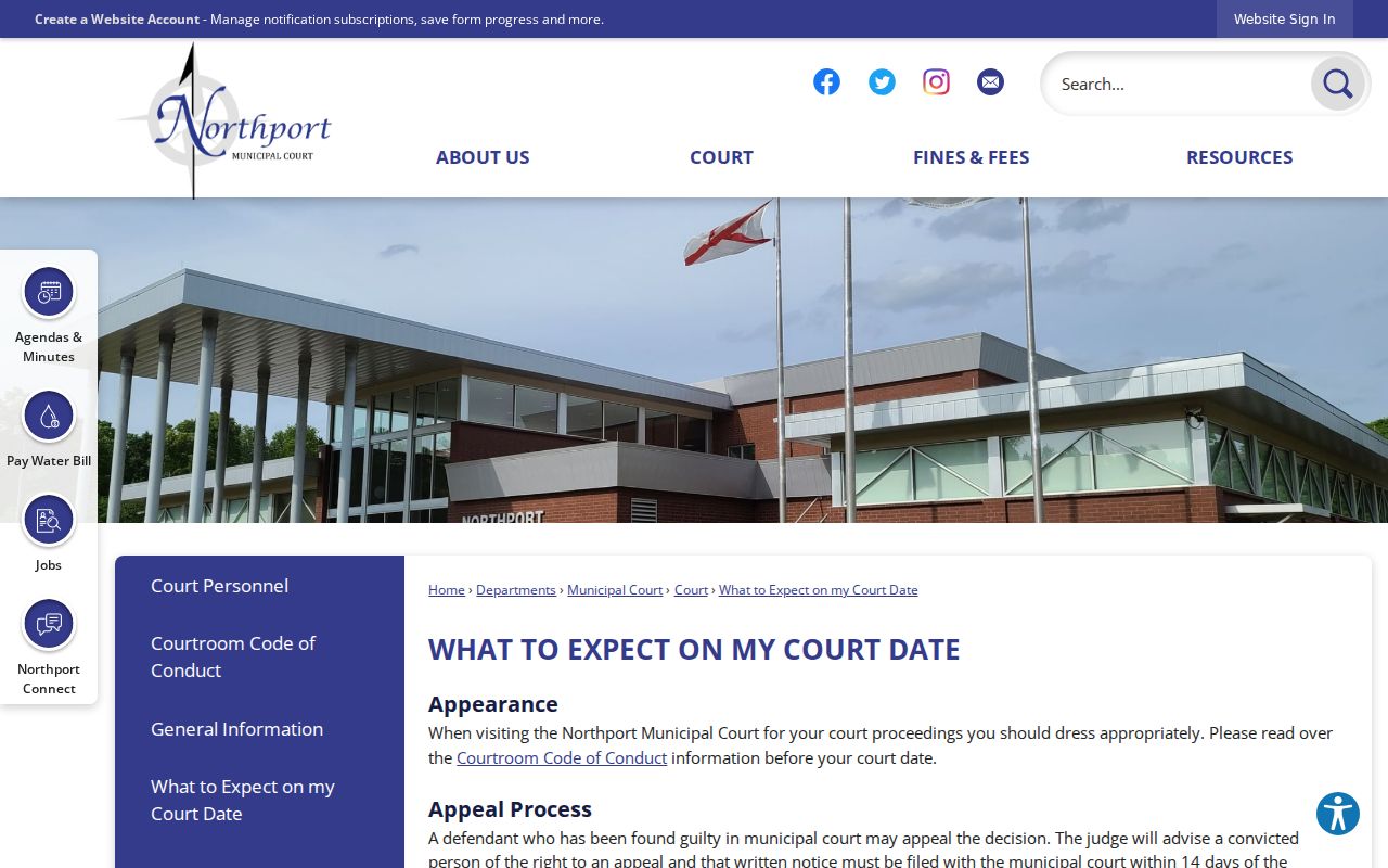 Northport Tuscaloosa County traffic warrant FTA and writ process
